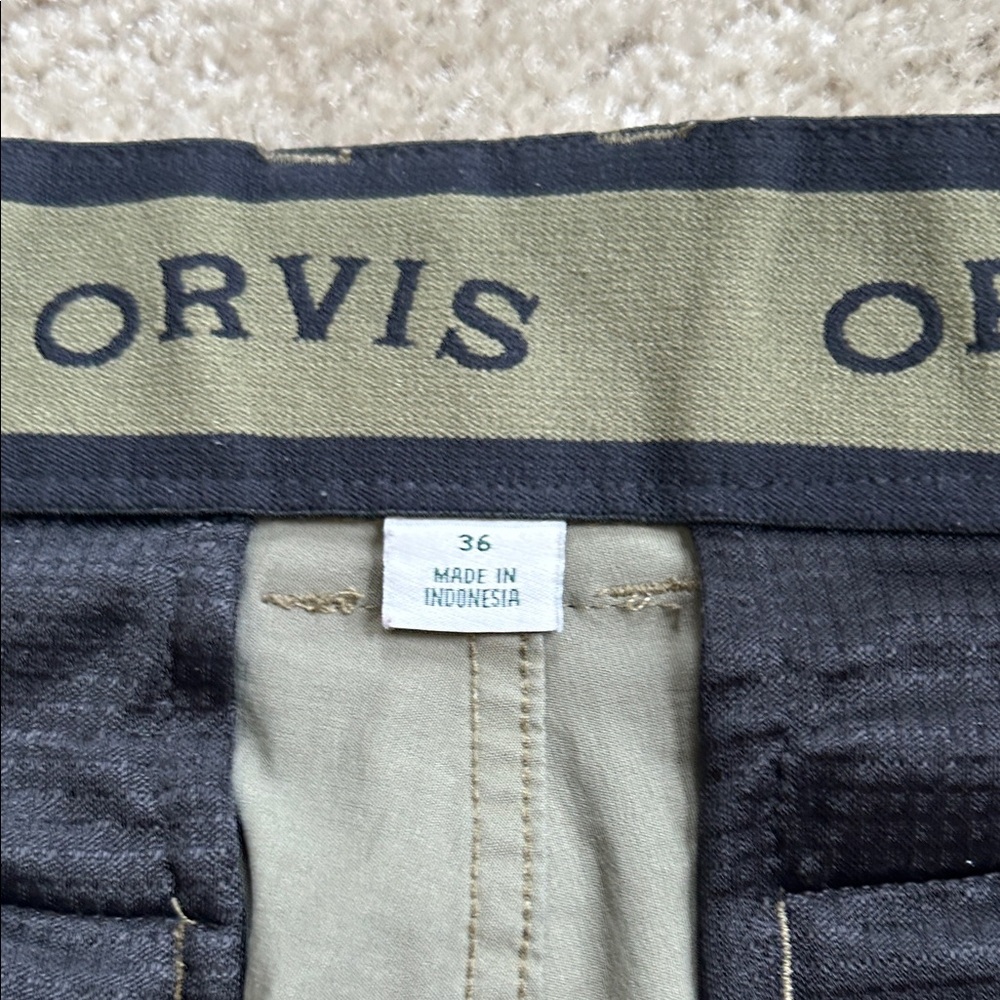Orvis Men’s Cargo Shorts Tech Hiking 36 - Picture 5 of 5